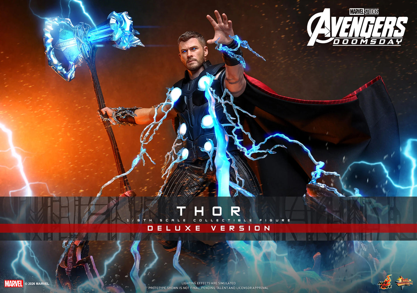 Thor (Deluxe Version) Collectible Sixth Scale Figure - Avengers: Doomsday