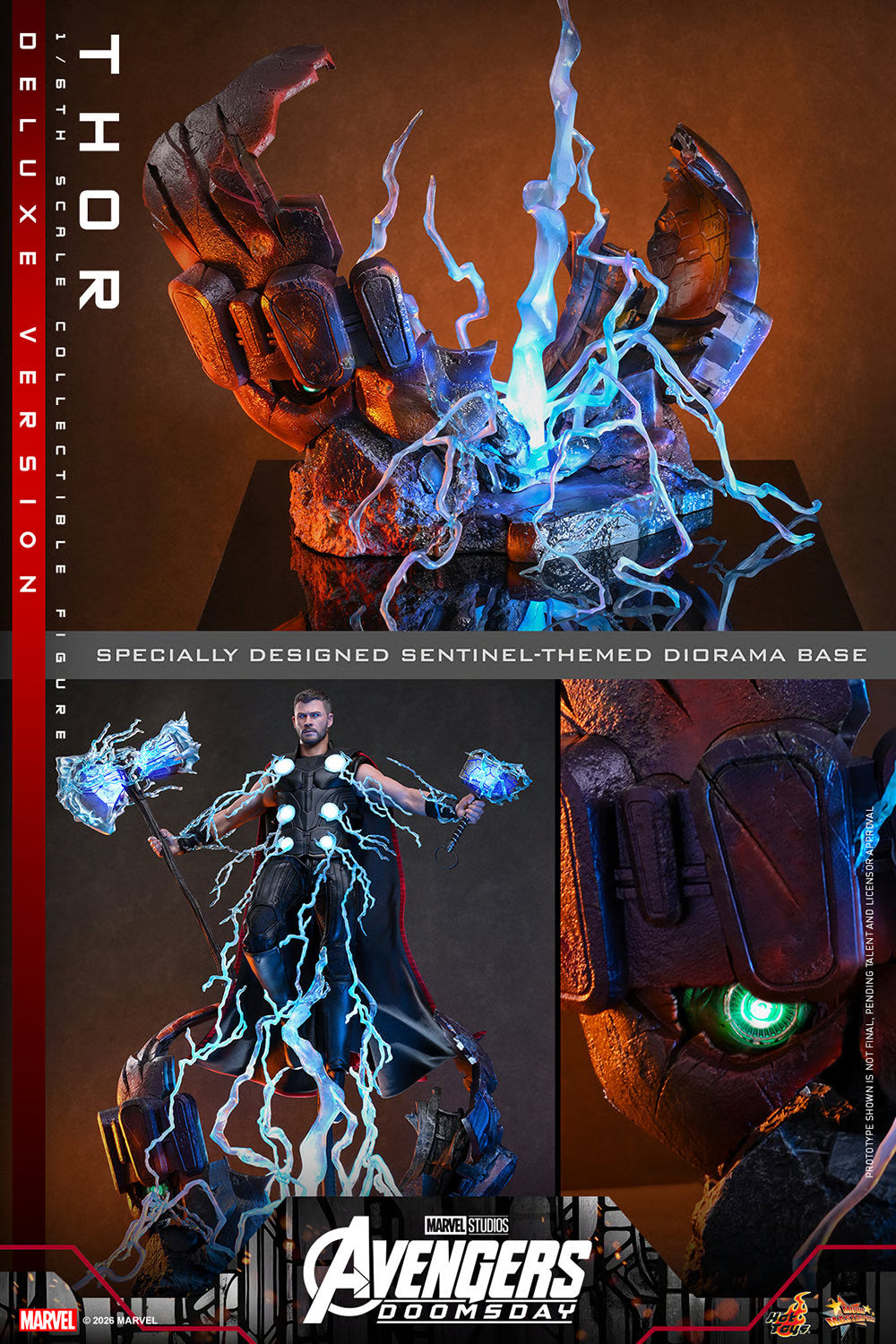 Thor (Deluxe Version) Collectible Sixth Scale Figure - Avengers: Doomsday