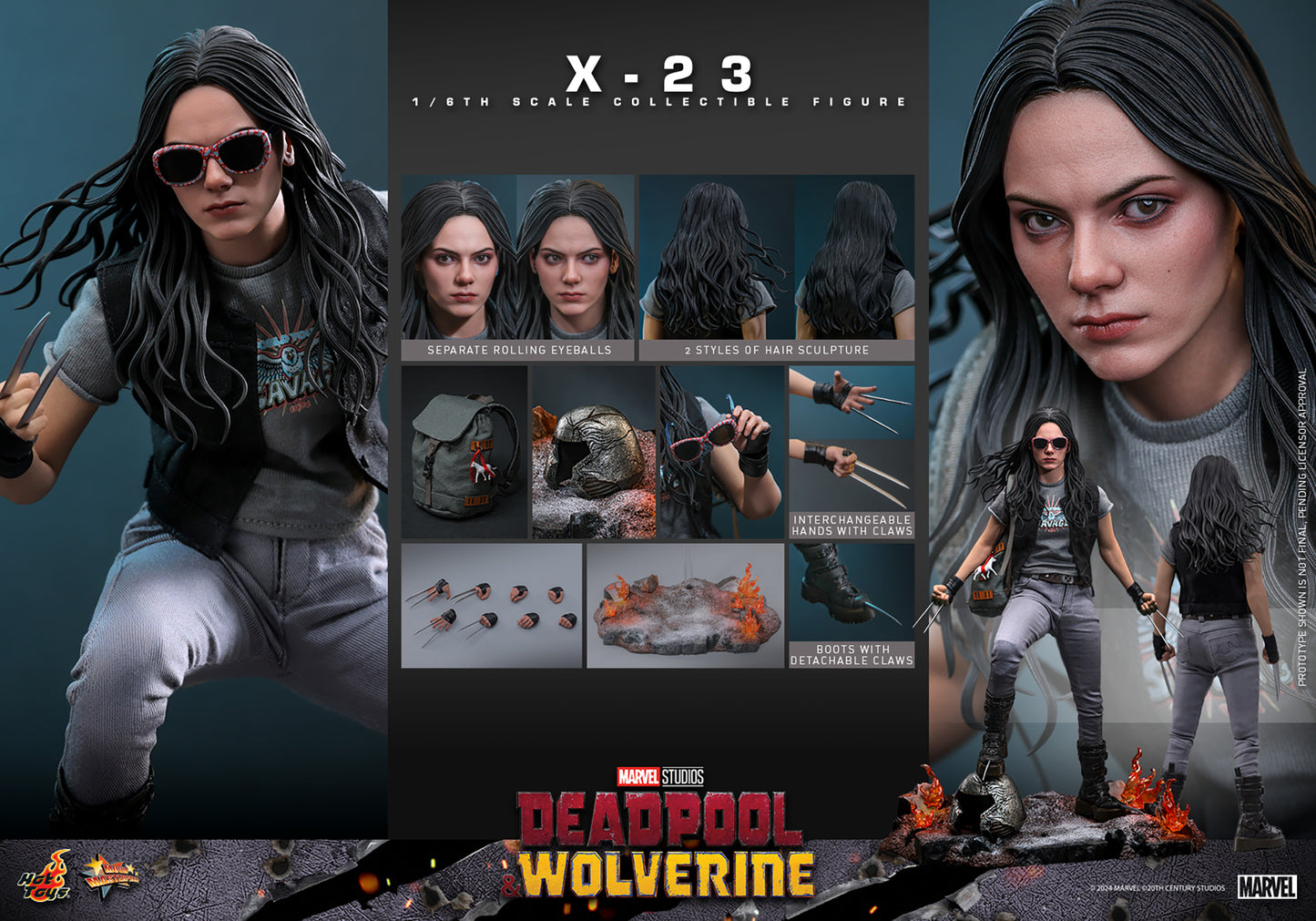 X-23 Sixth Scale Figure by Hot Toys