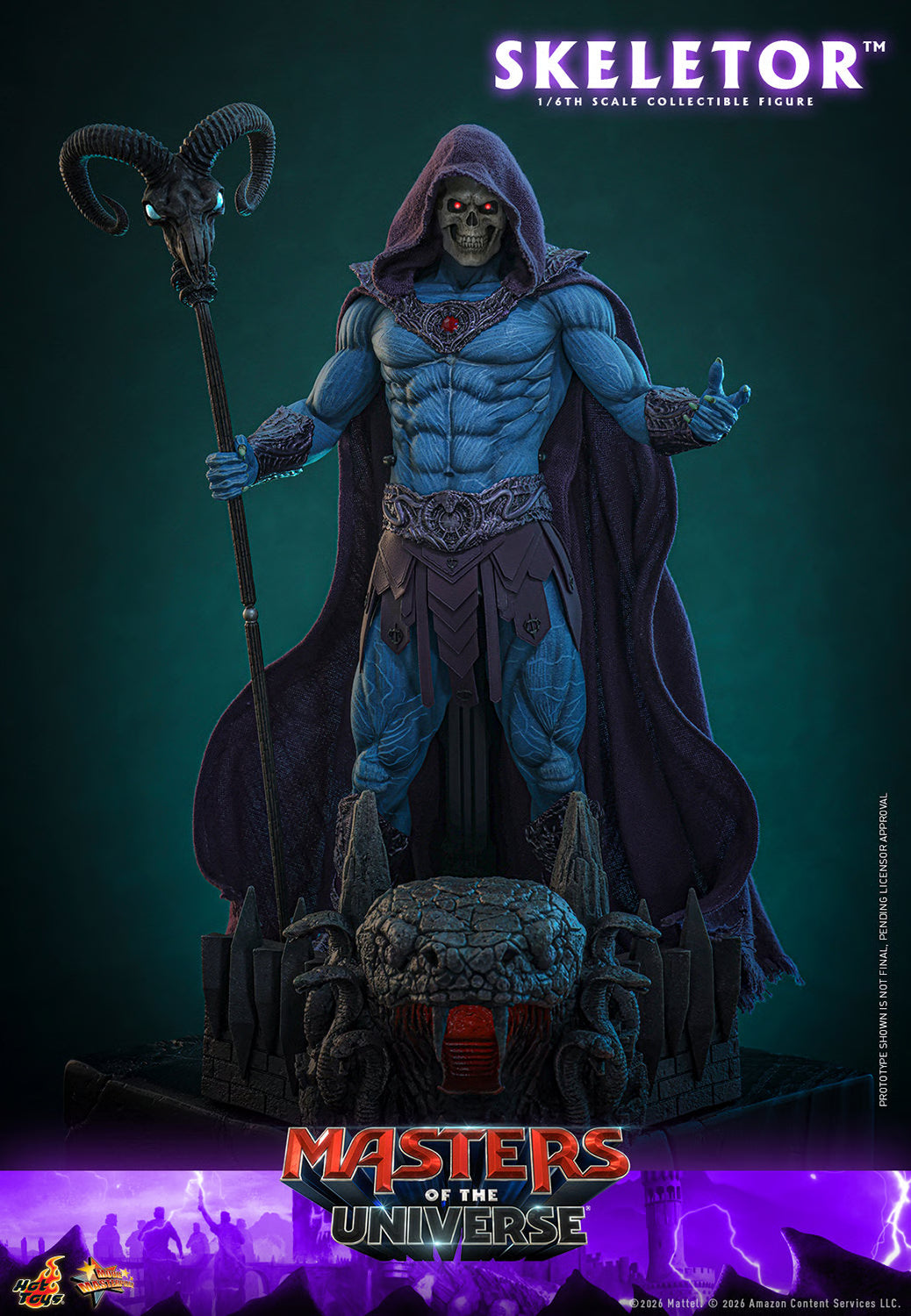 Skeletor Sixth Scale Collectible Figure – Hot Toys | Masters of the Universe Movie