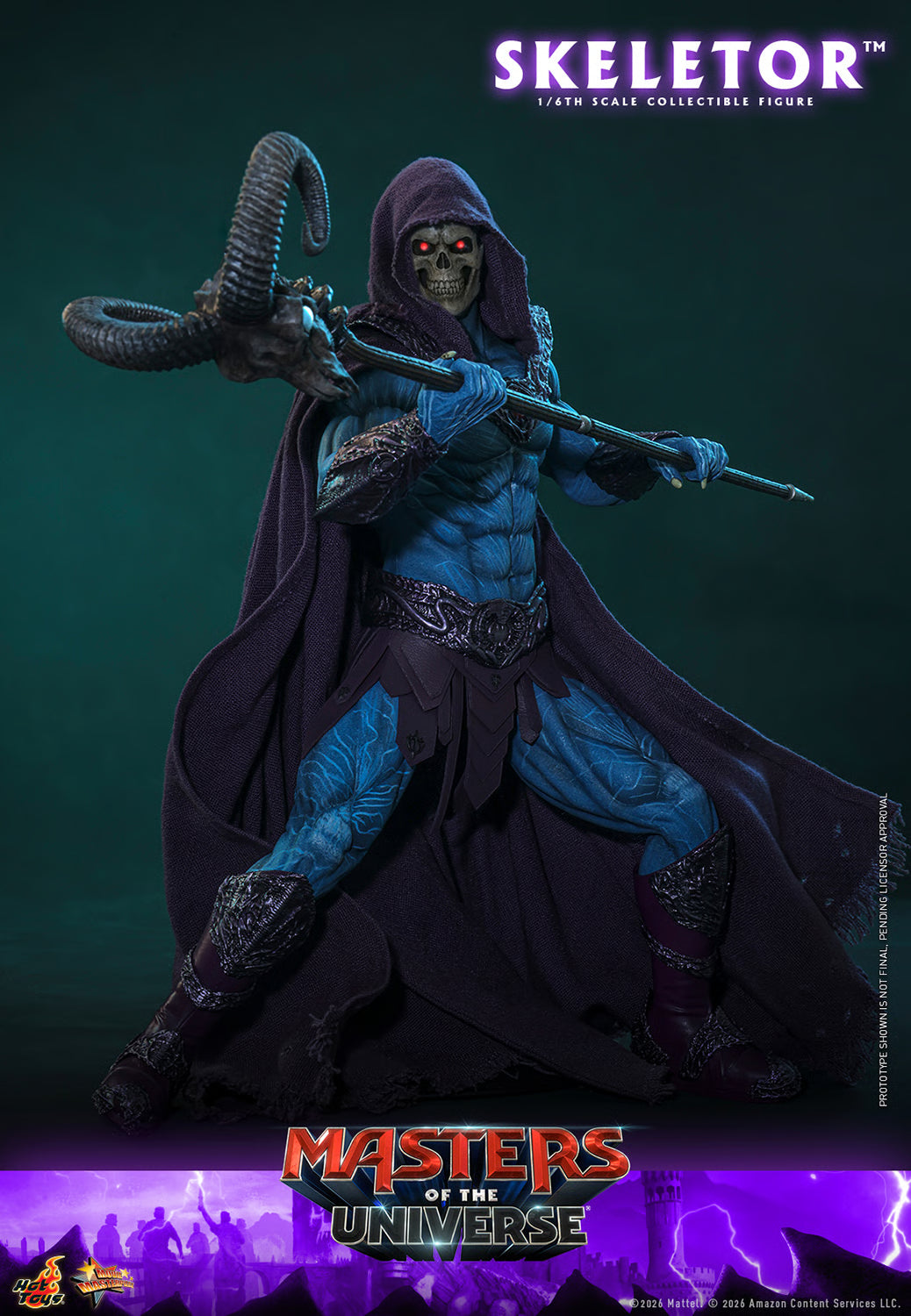 Skeletor Sixth Scale Collectible Figure – Hot Toys | Masters of the Universe Movie