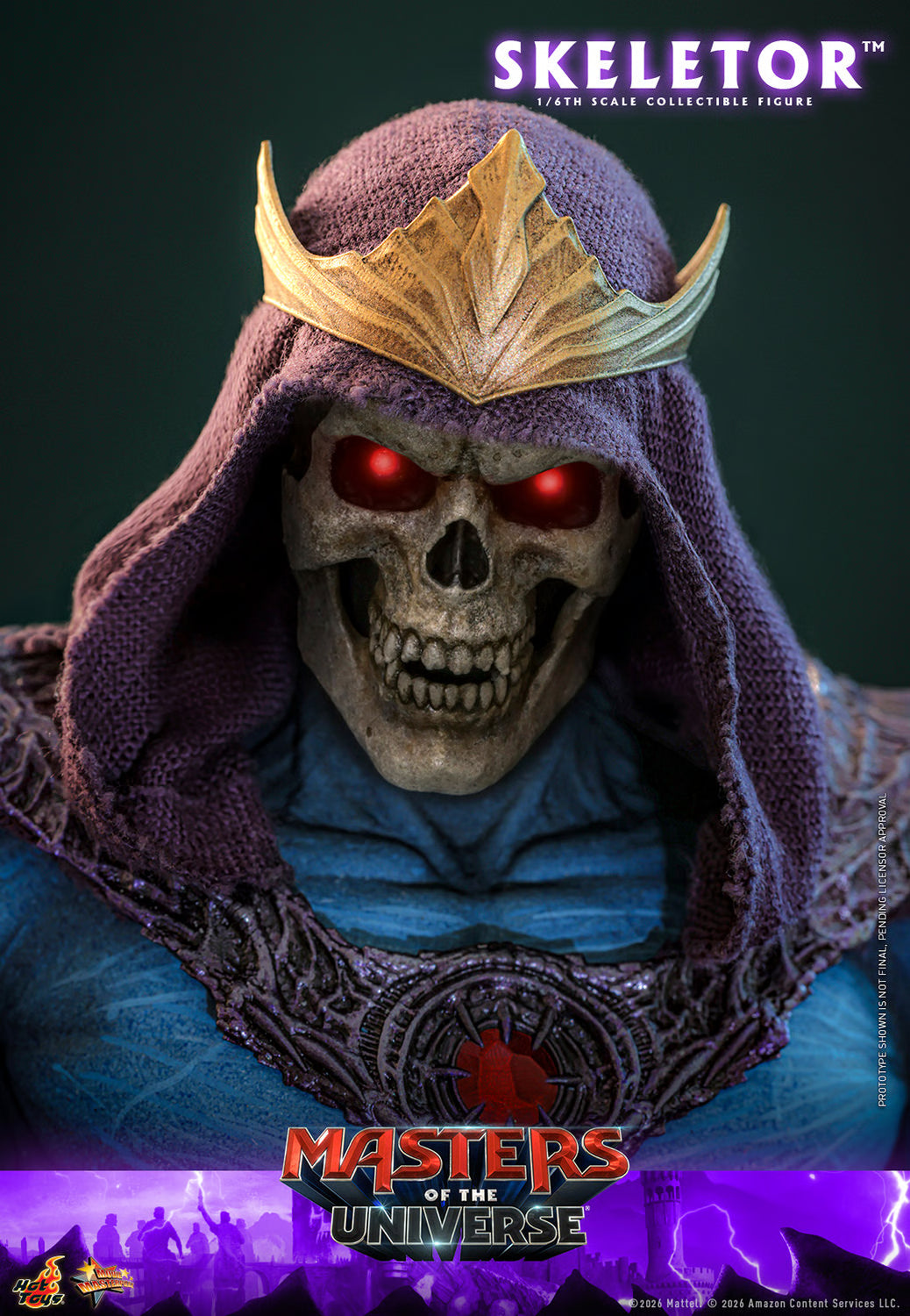 Skeletor Sixth Scale Collectible Figure – Hot Toys | Masters of the Universe Movie