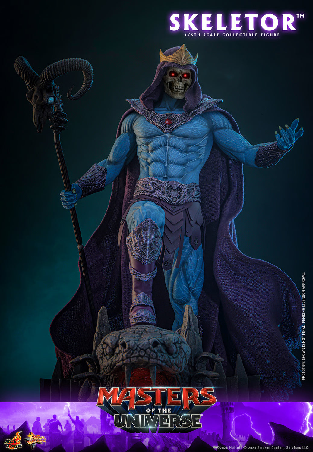 Skeletor Sixth Scale Collectible Figure – Hot Toys | Masters of the Universe Movie