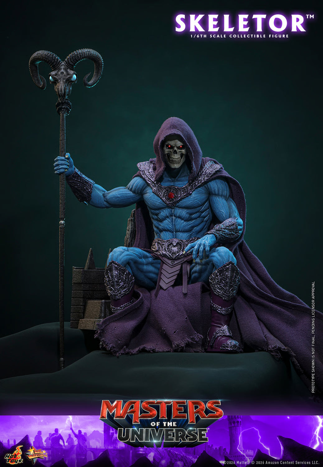 Skeletor Sixth Scale Collectible Figure – Hot Toys | Masters of the Universe Movie