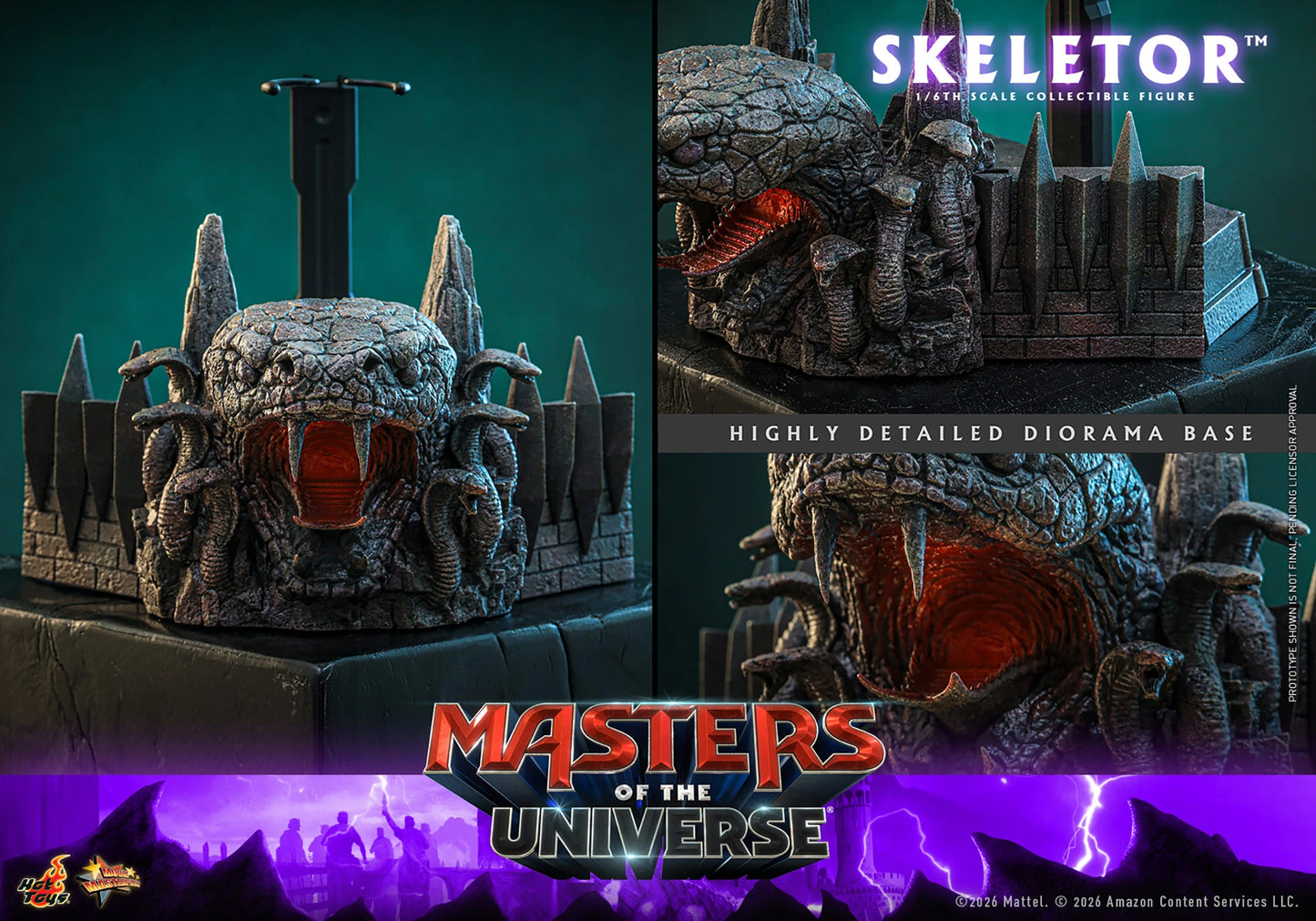 Skeletor Sixth Scale Collectible Figure – Hot Toys | Masters of the Universe Movie