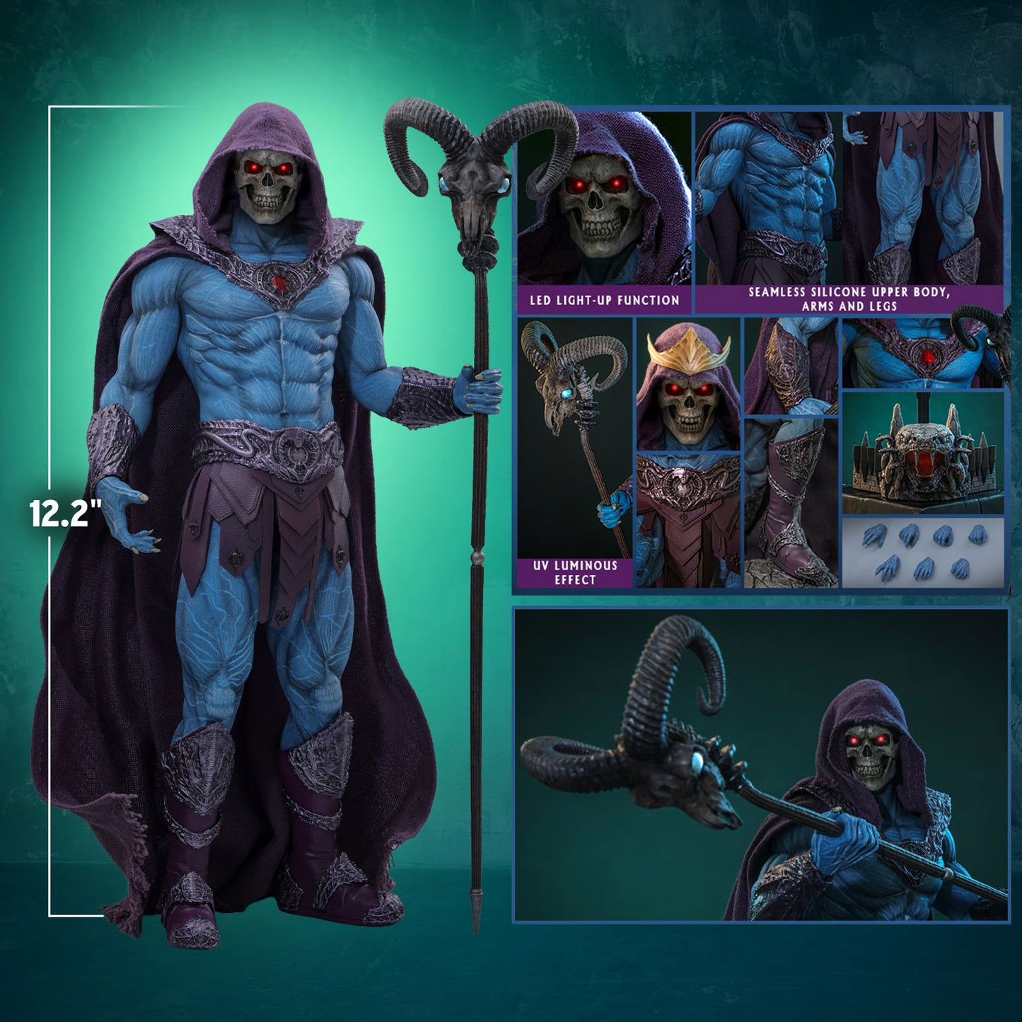 Skeletor Sixth Scale Collectible Figure – Hot Toys | Masters of the Universe Movie