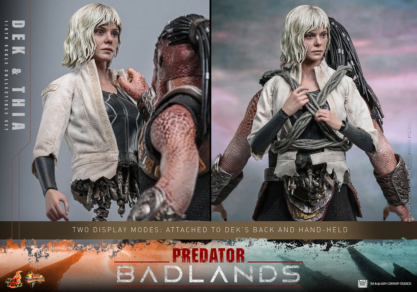 Predator: Badlands - Dek and Thia Sixth Scale Collectible Figure Set