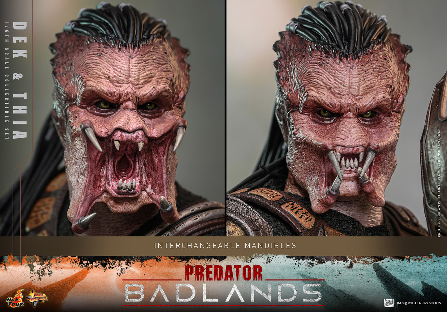 Predator: Badlands - Dek and Thia Sixth Scale Collectible Figure Set