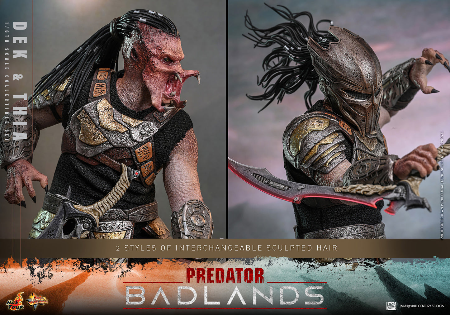 Predator: Badlands - Dek and Thia Sixth Scale Collectible Figure Set
