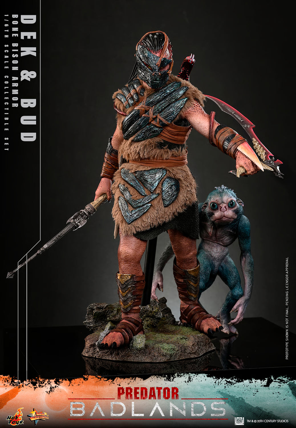 Predator: Badlands – Dek (Bone Bison Armor) and Bud Sixth Scale Collectible Figure Set