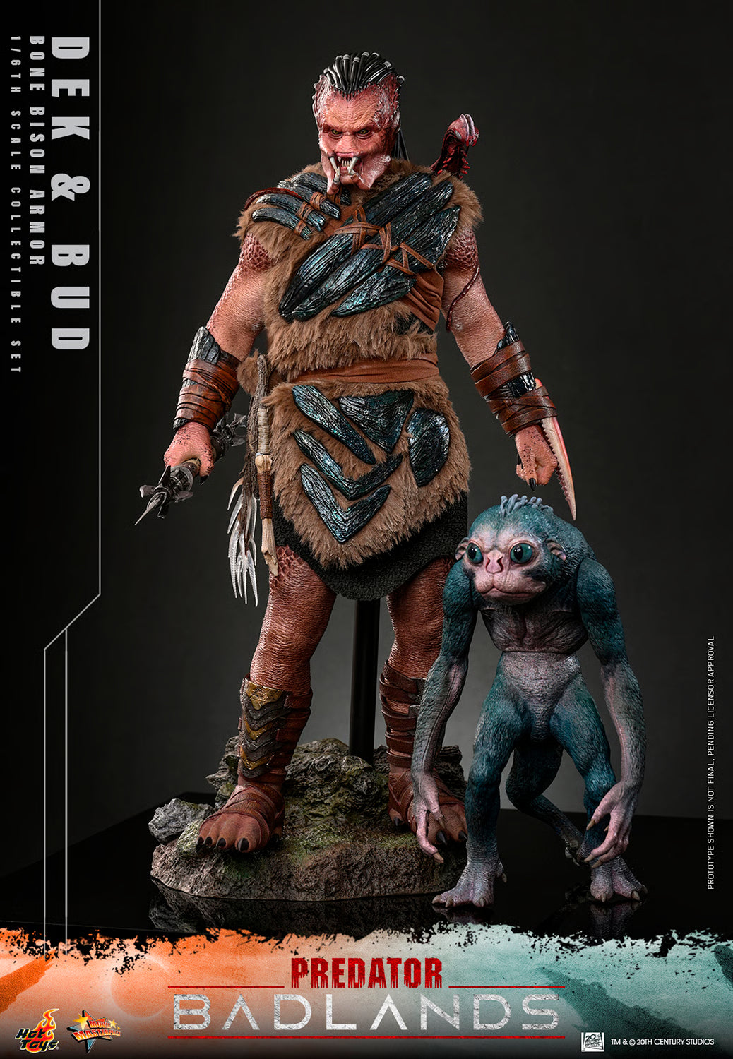 Predator: Badlands – Dek (Bone Bison Armor) and Bud Sixth Scale Collectible Figure Set
