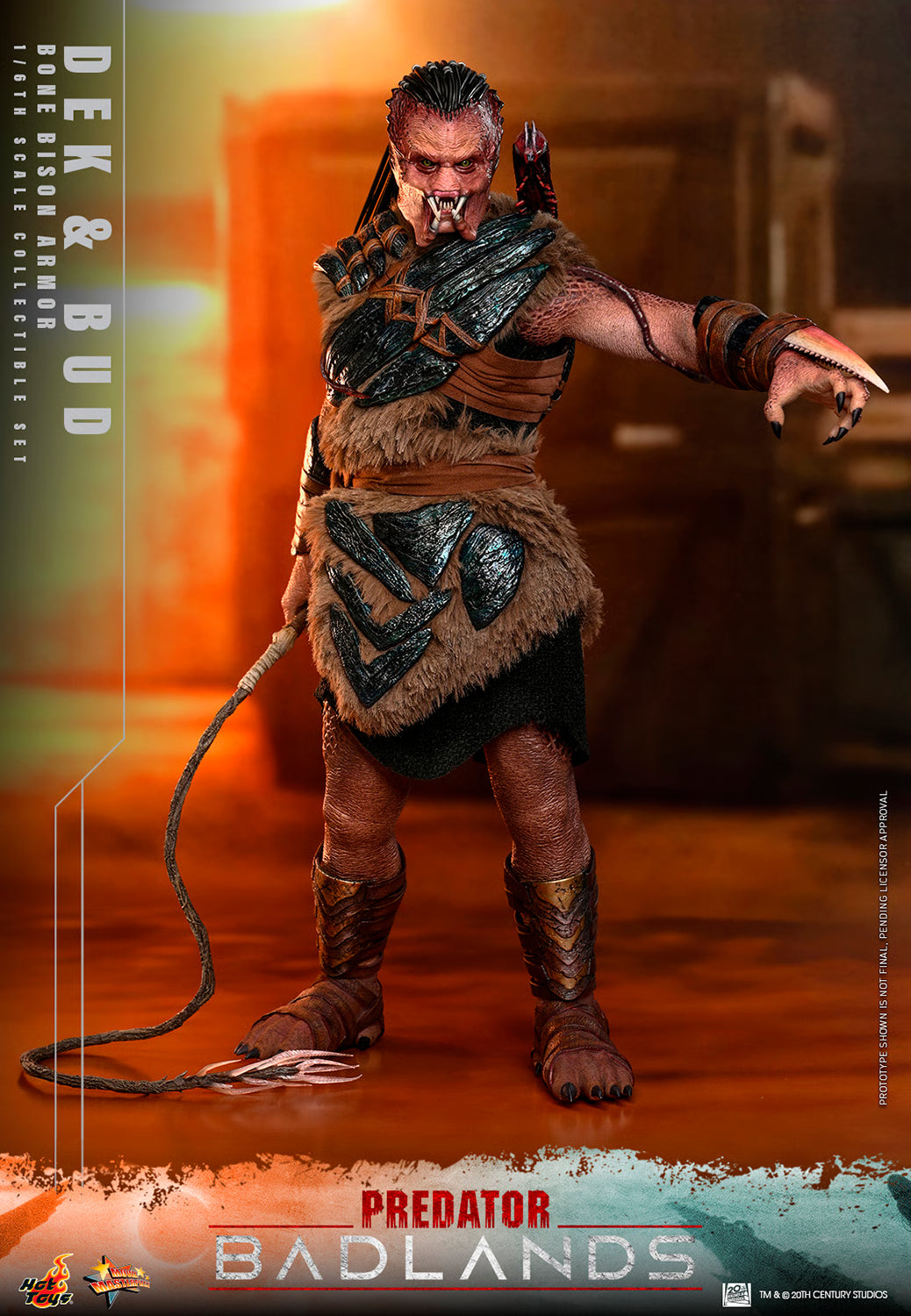 Predator: Badlands – Dek (Bone Bison Armor) and Bud Sixth Scale Collectible Figure Set