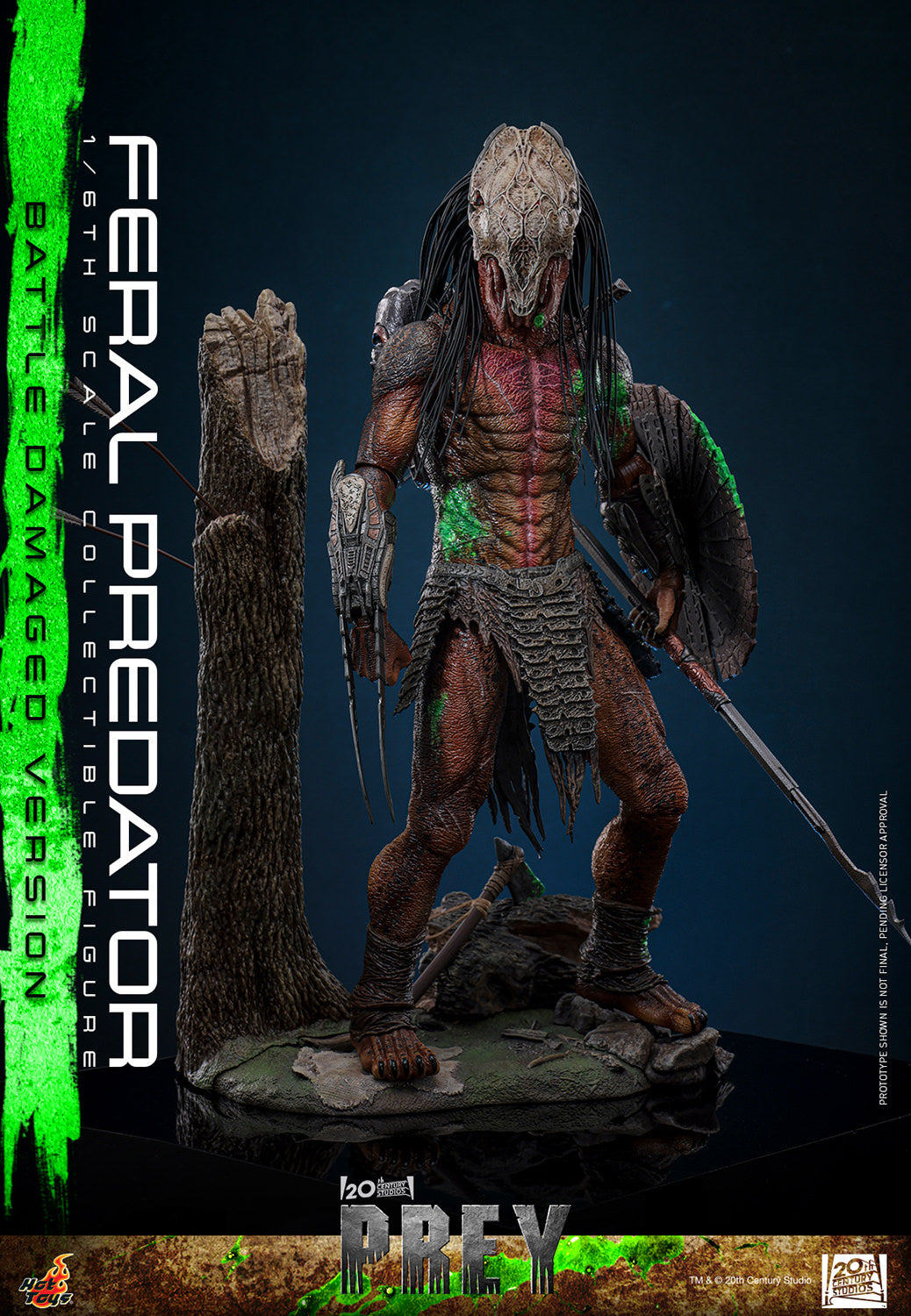 Feral Predator (Battle Damaged Version) Sixth Scale Figure