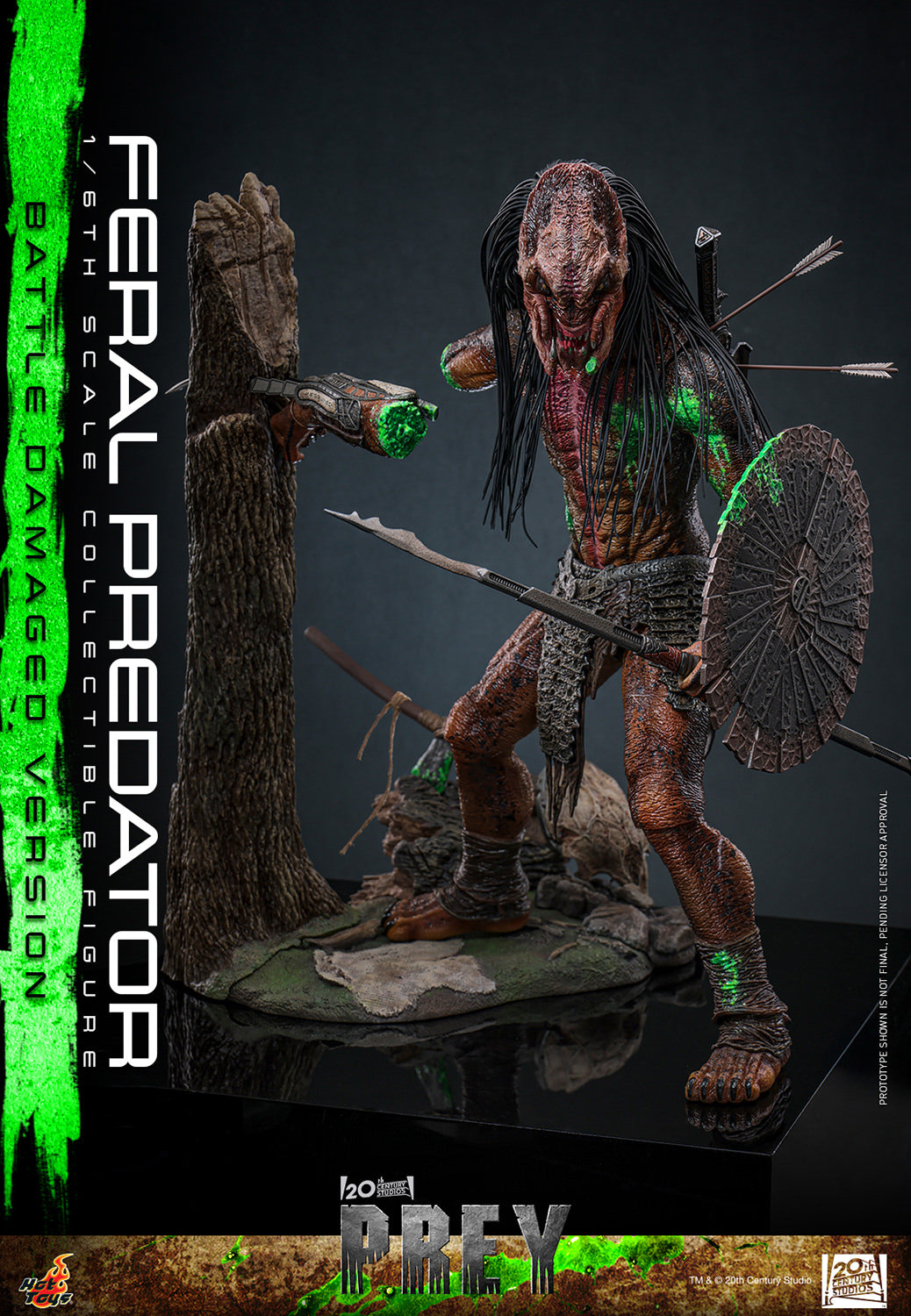 Feral Predator (Battle Damaged Version) Sixth Scale Figure