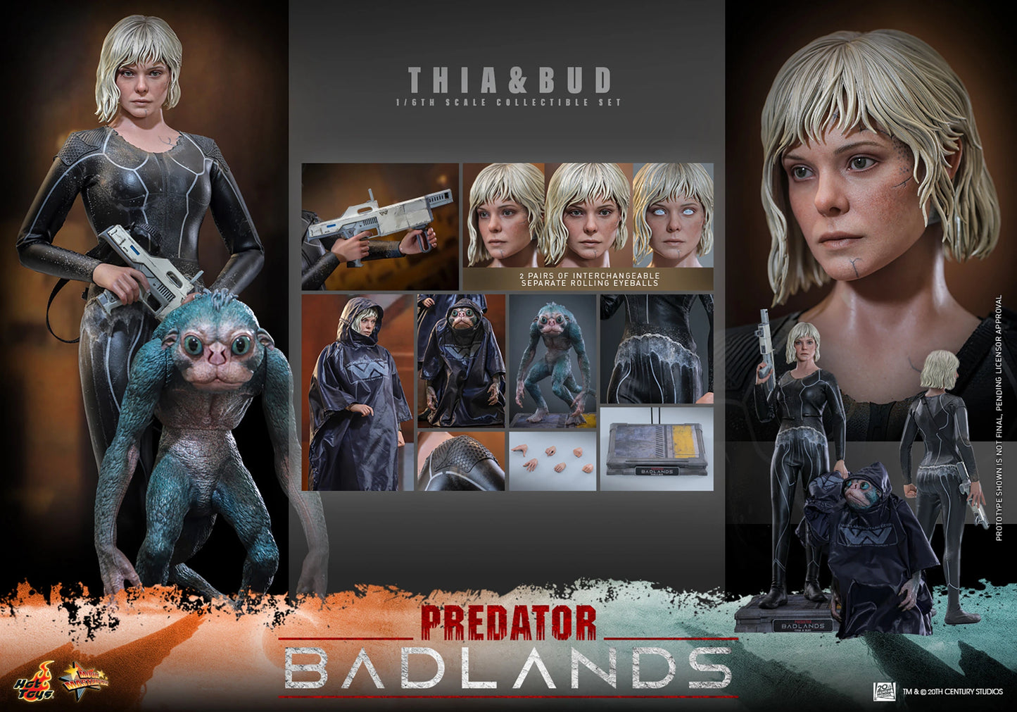 Thia & Bud Sixth Scale Collectible Set – Predator: Badlands