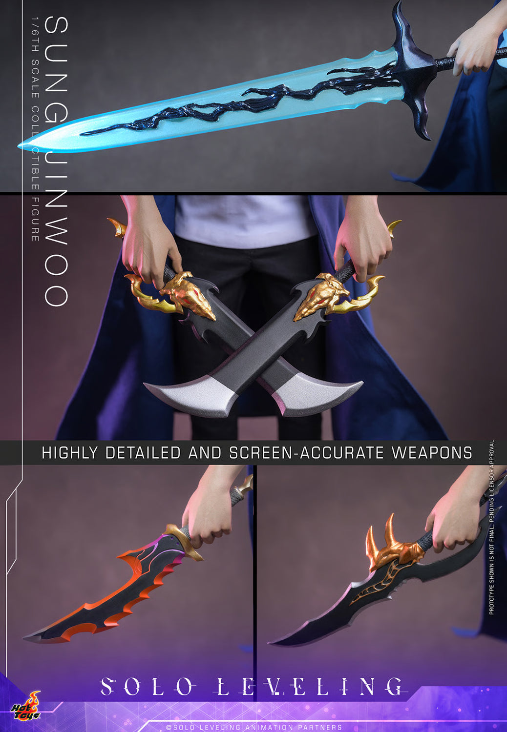 Sung Jinwoo Sixth Scale Collectible Figure by Hot Toys – Solo Leveling