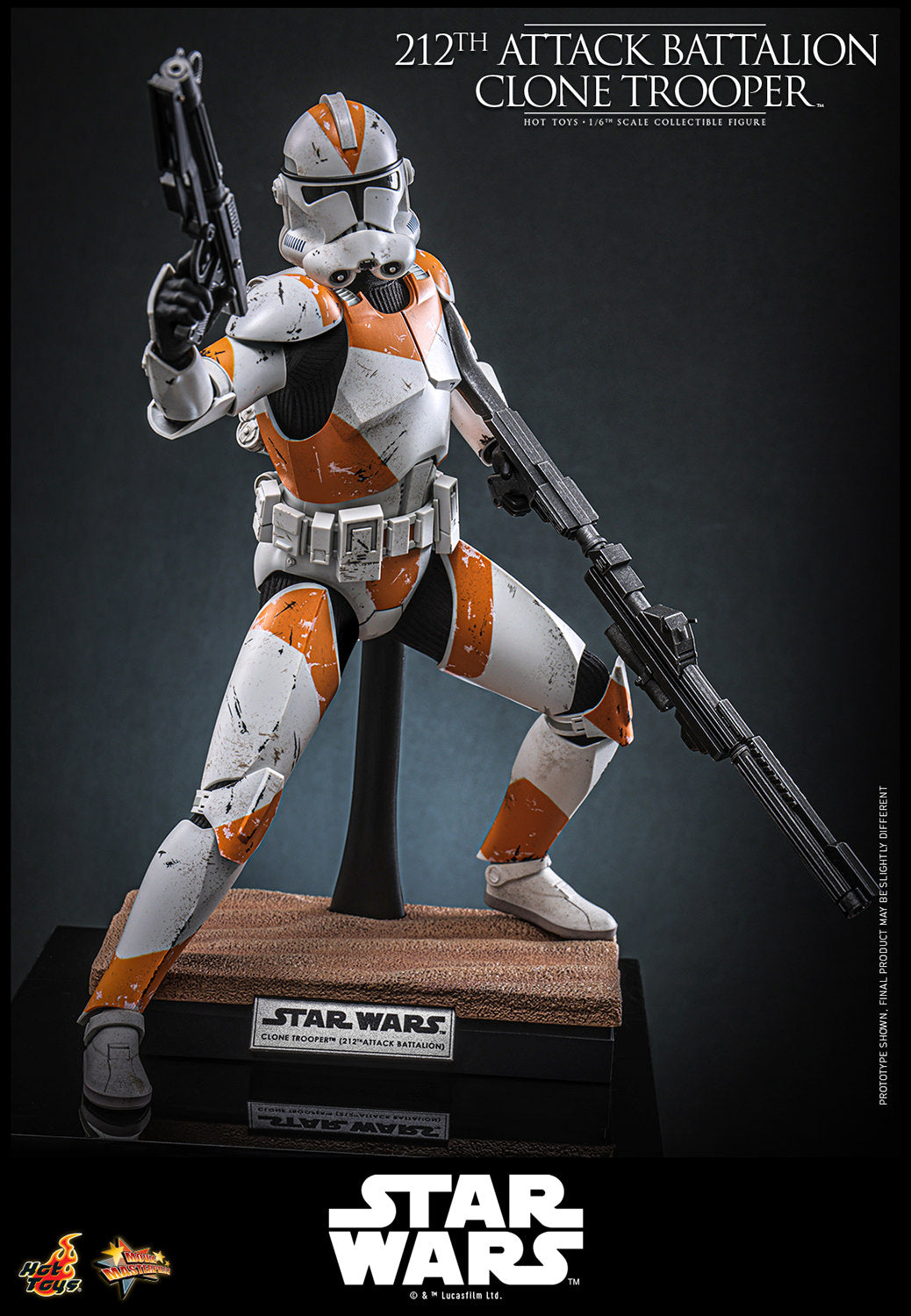 212th Attack Battalion Clone Trooper Sixth Scale Figure