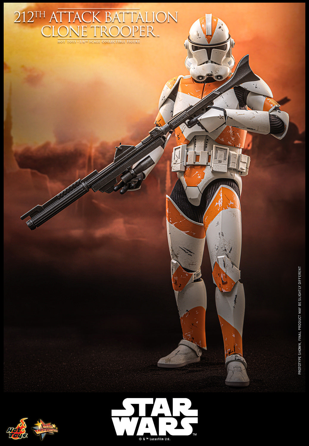 212th Attack Battalion Clone Trooper Sixth Scale Figure
