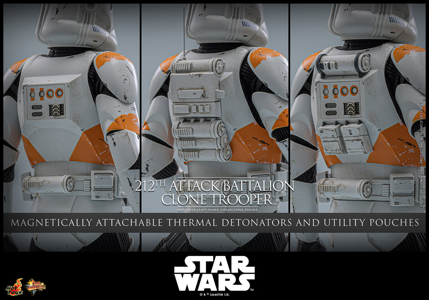 212th Attack Battalion Clone Trooper Sixth Scale Figure