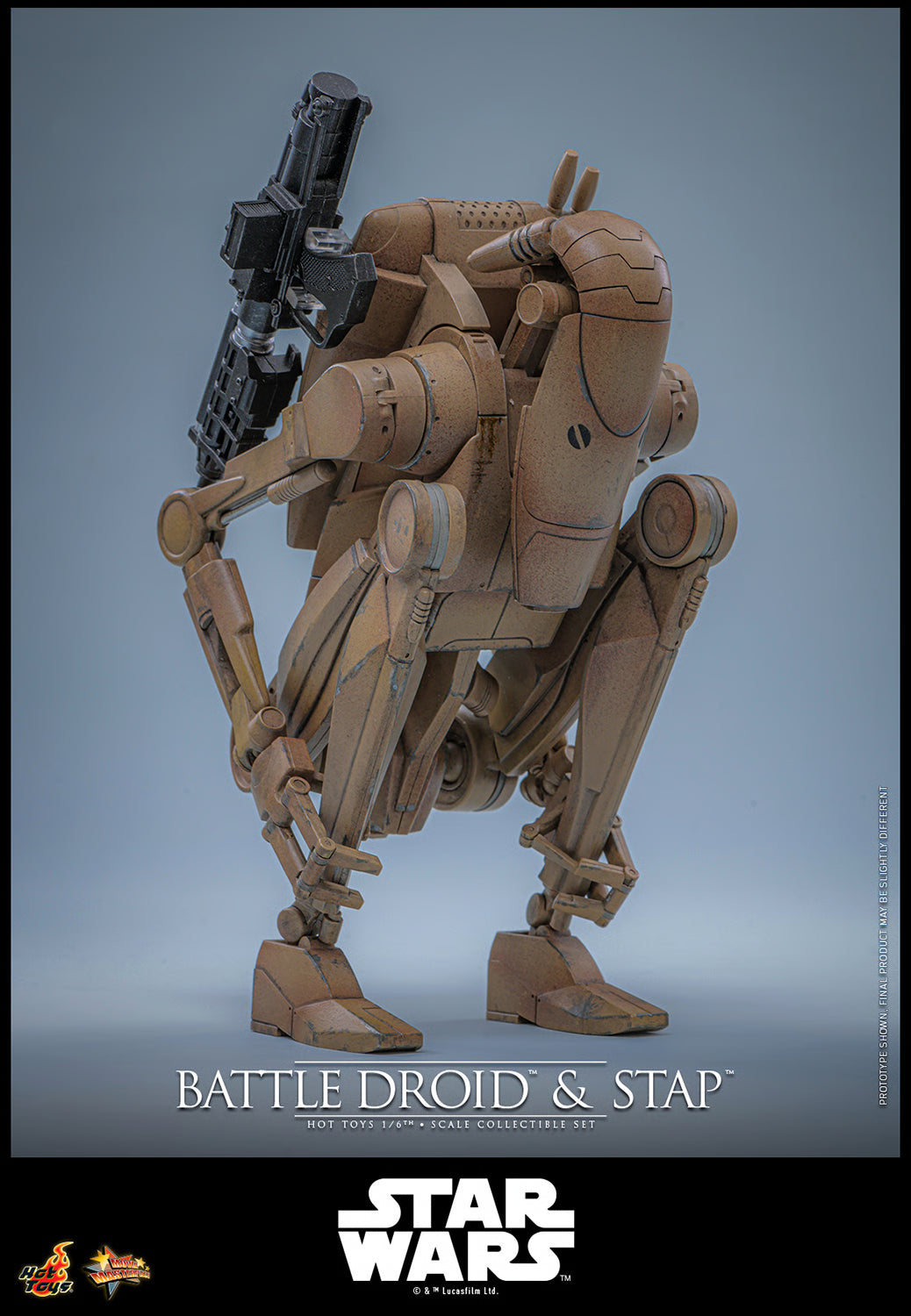 Hot Toys Battle Droid & STAP Sixth Scale Collectible Set | Star Wars: The Phantom Menace