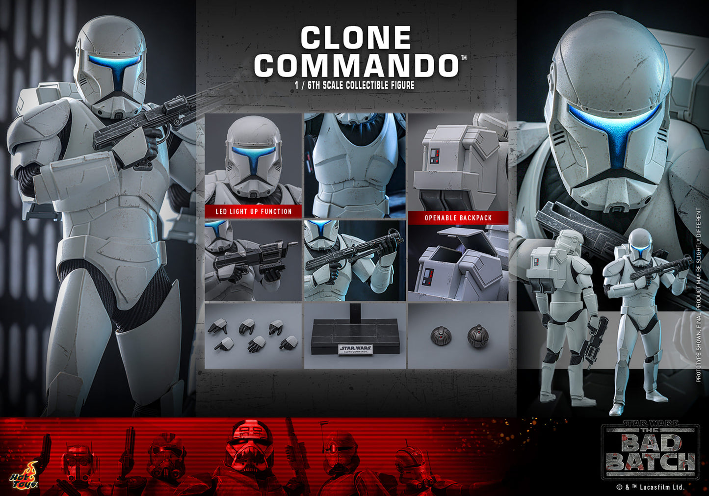 Clone Commando Sixth Scale Figure