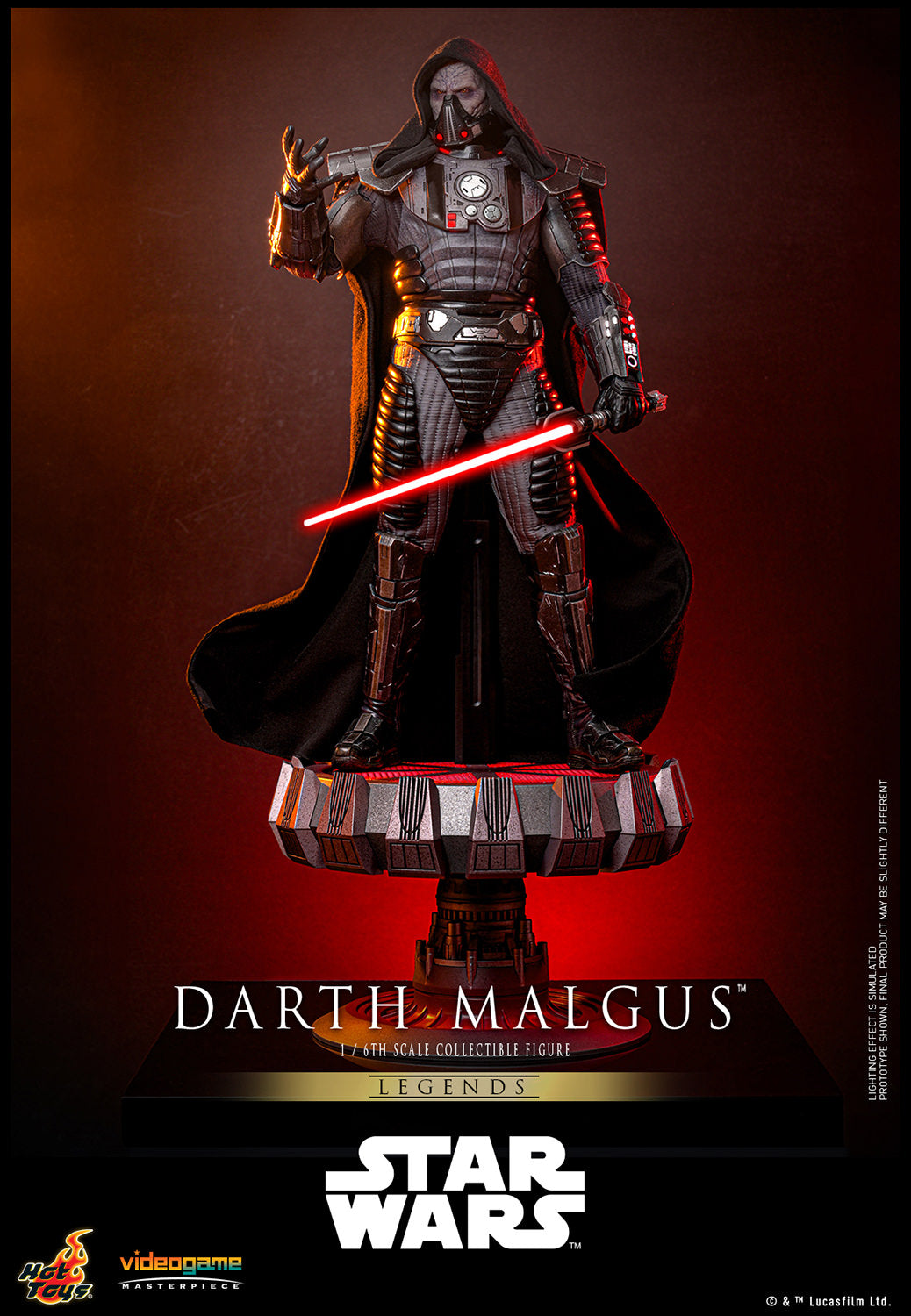 Darth Malgus Sixth Scale Figure by Hot Toys