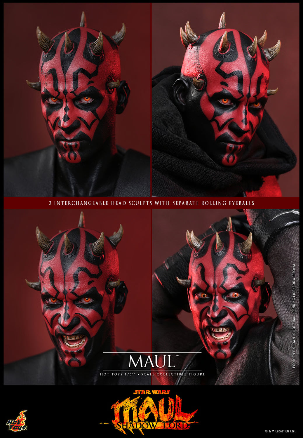 DARTH MAUL Lords of the Sith フィギュア STAR WARS 12 inch DARTH MAUL Sith Lord Complete 2001 power of the