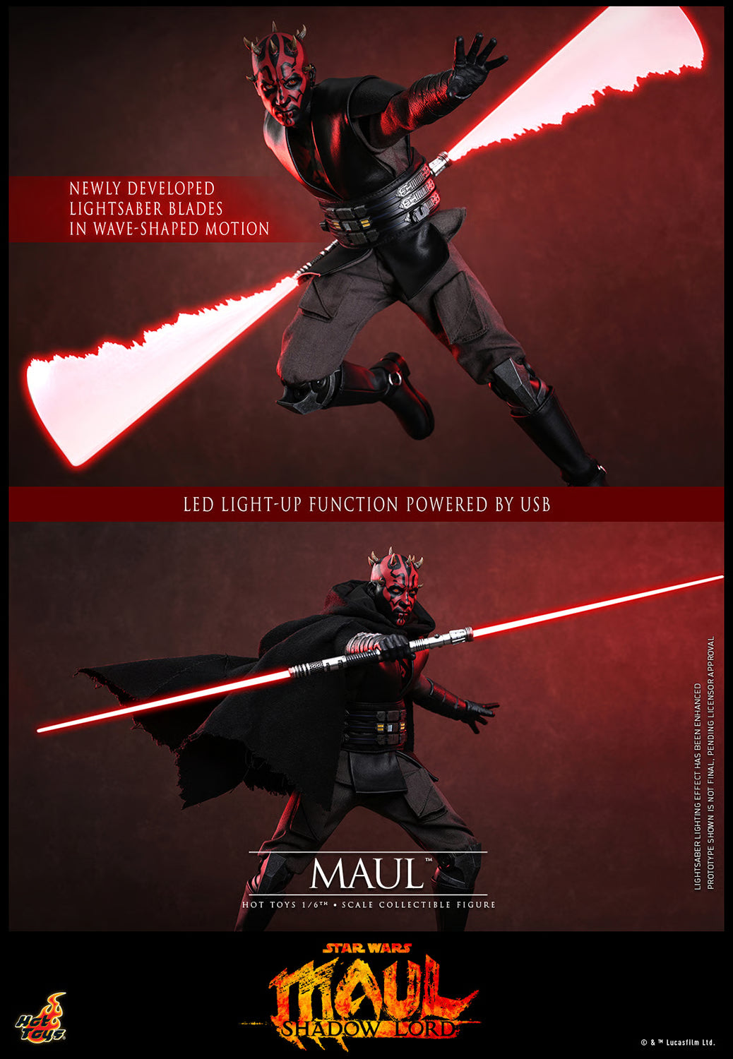 Maul Sixth Scale Figure – Hot Toys | Star Wars: Maul – Shadow Lord