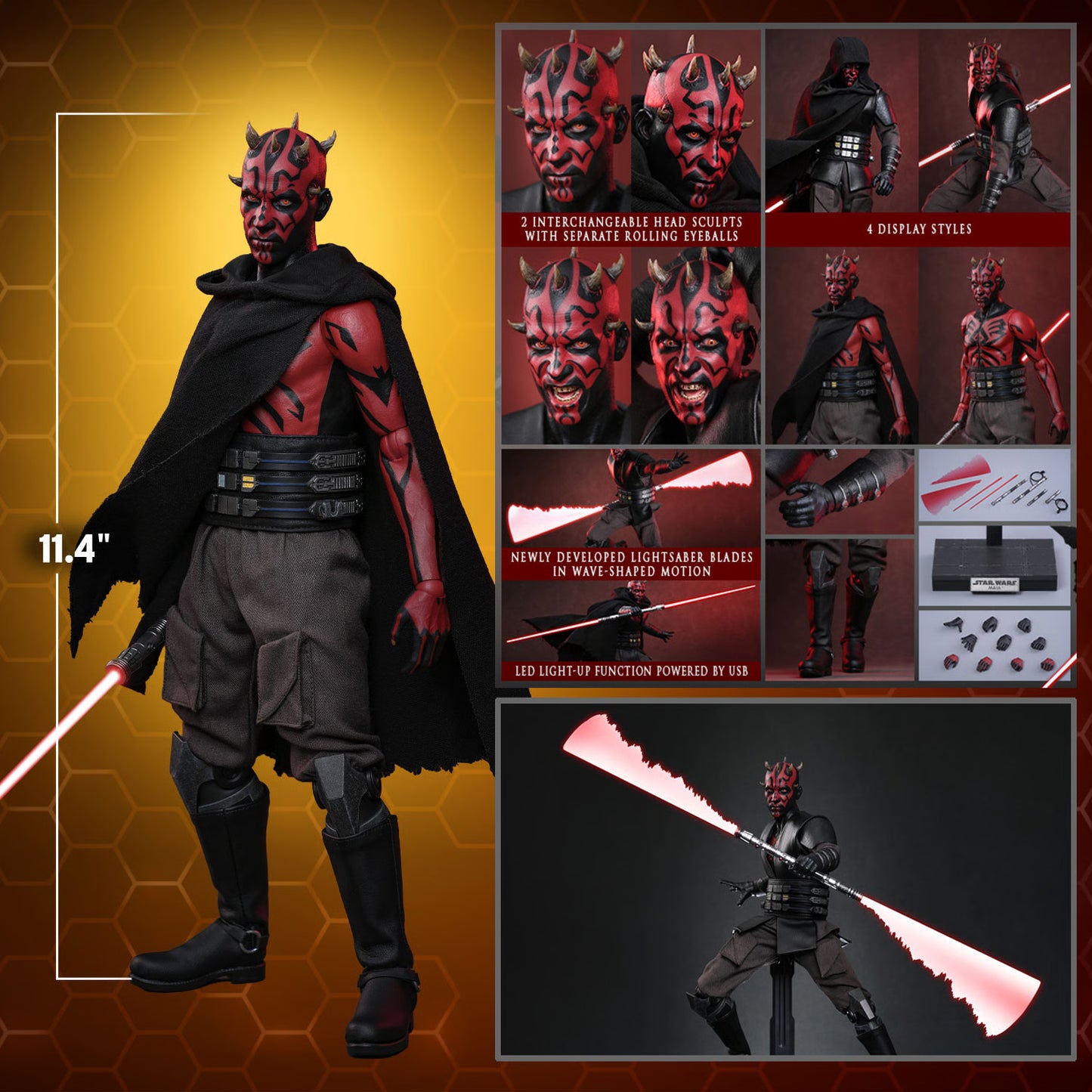 Maul Sixth Scale Figure – Hot Toys | Star Wars: Maul – Shadow Lord