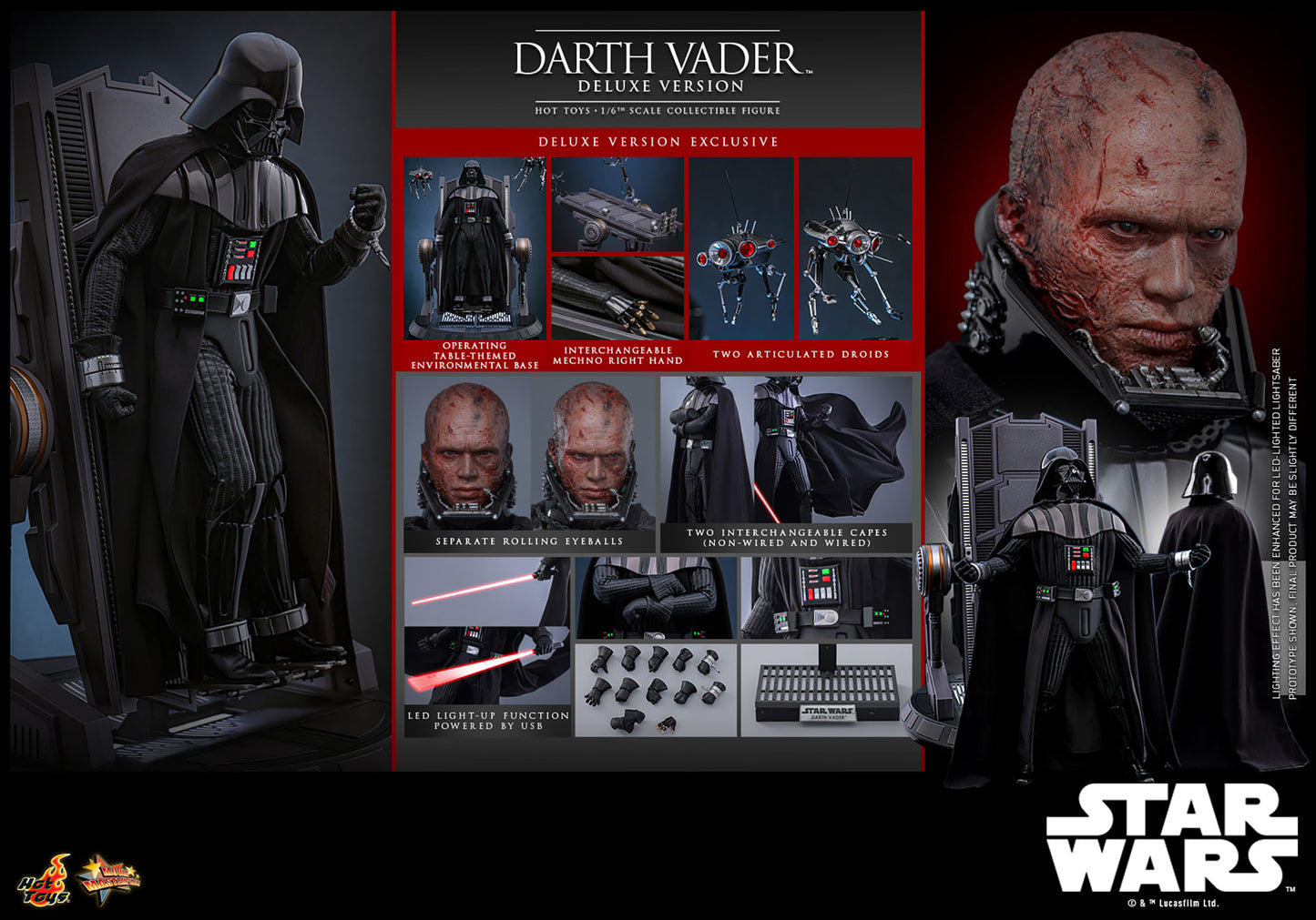 Darth Vader (Deluxe Version) Sixth Scale Figure