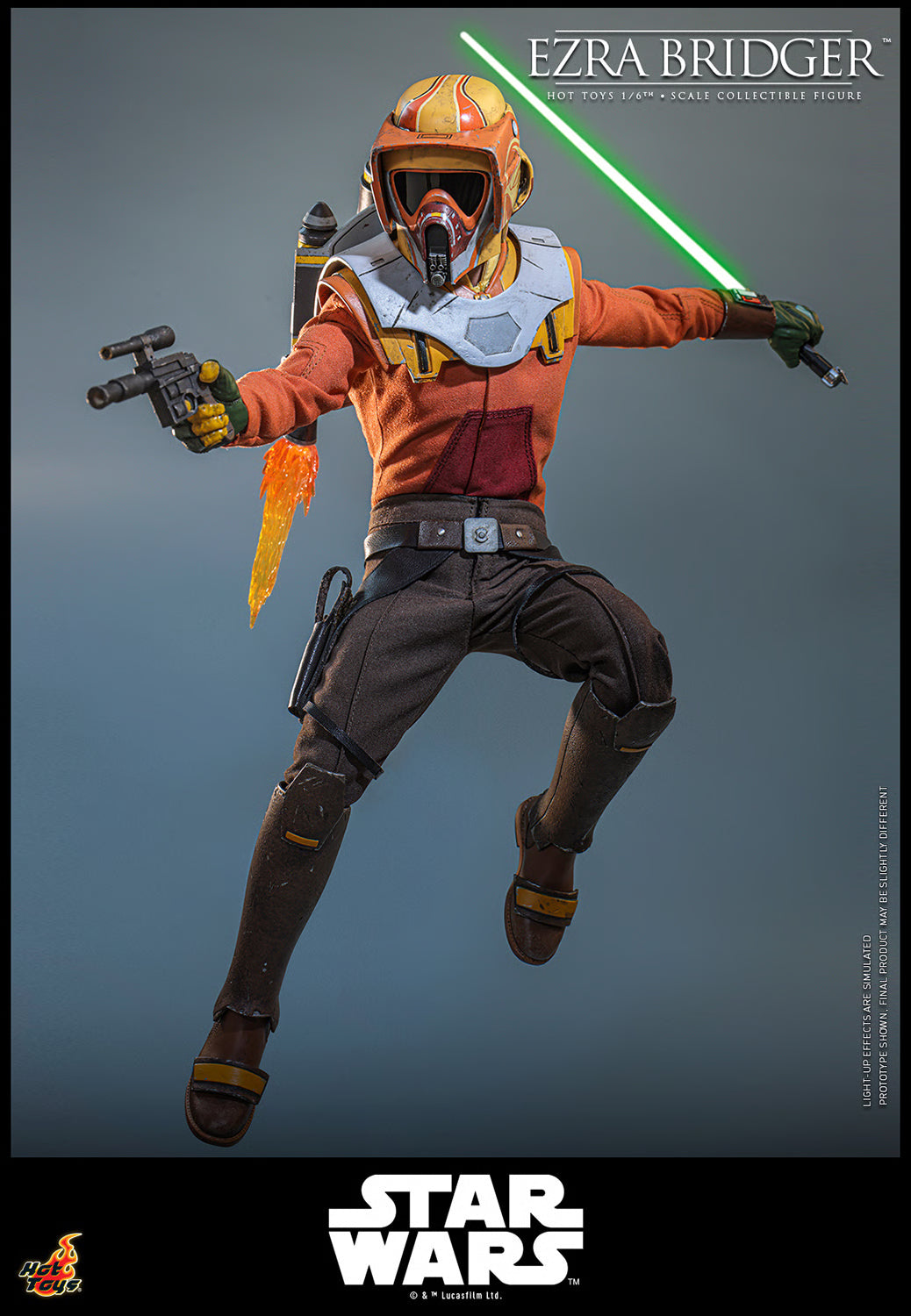 Hot Toys Ezra Bridger Sixth Scale Collectible Figure – Star Wars: Rebels