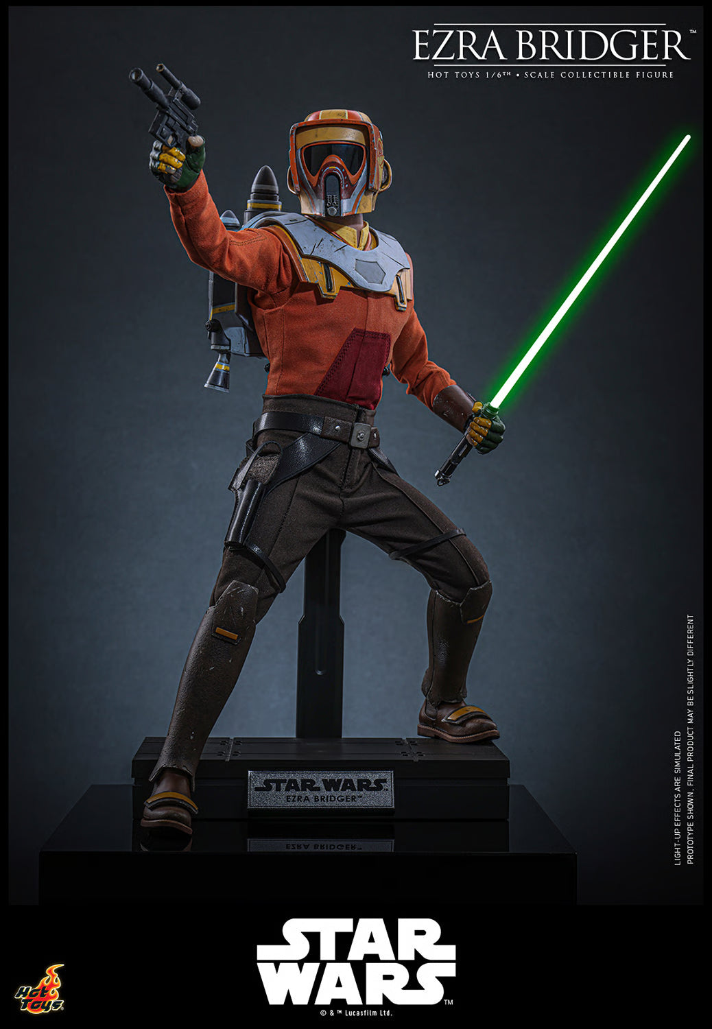Hot Toys Ezra Bridger Sixth Scale Collectible Figure – Star Wars: Rebels