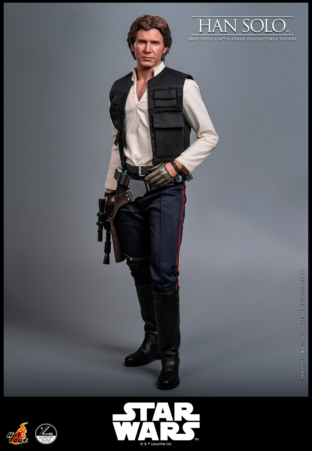 Han Solo Quarter Scale Figure by Hot Toys