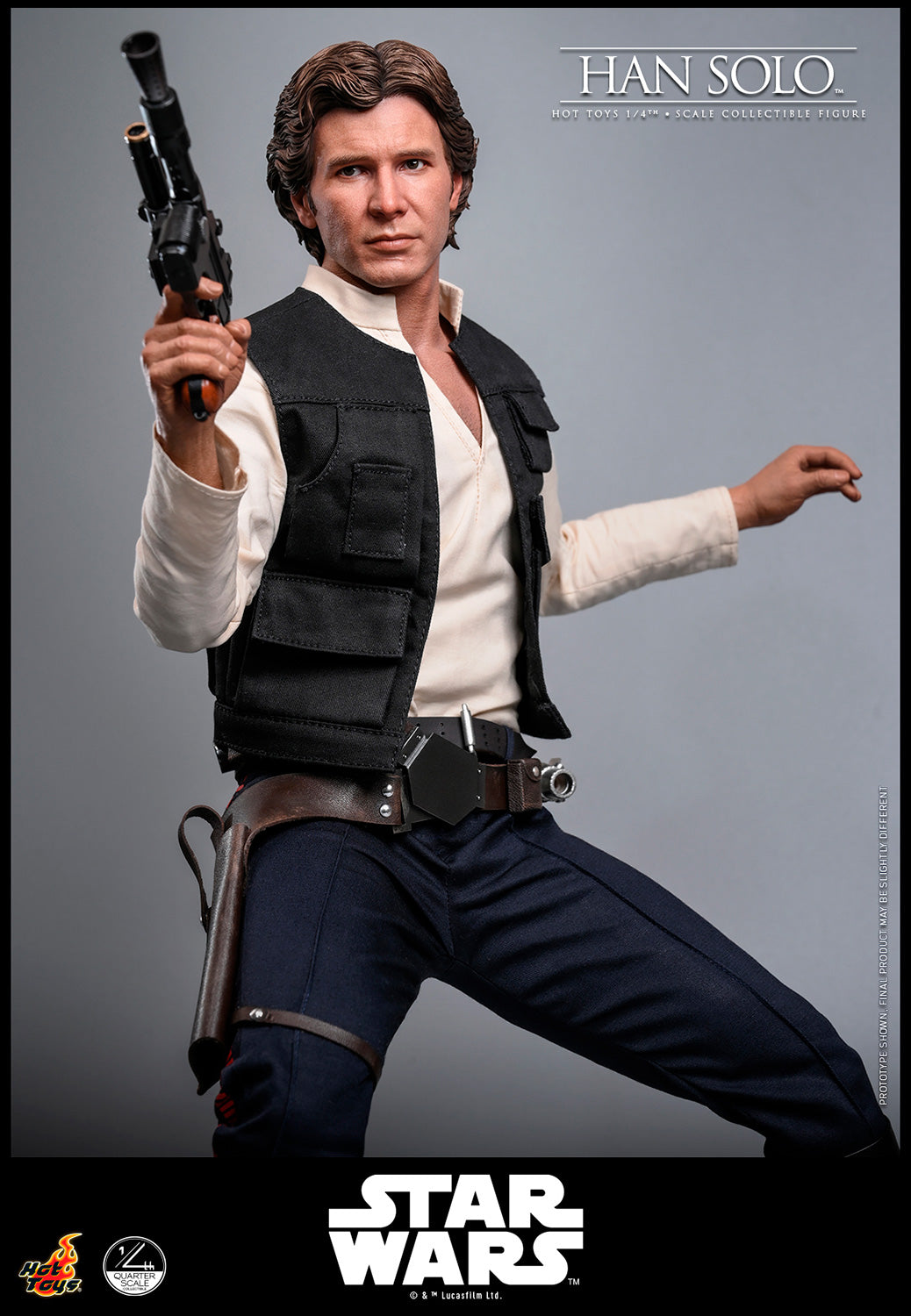 Han Solo Quarter Scale Figure by Hot Toys