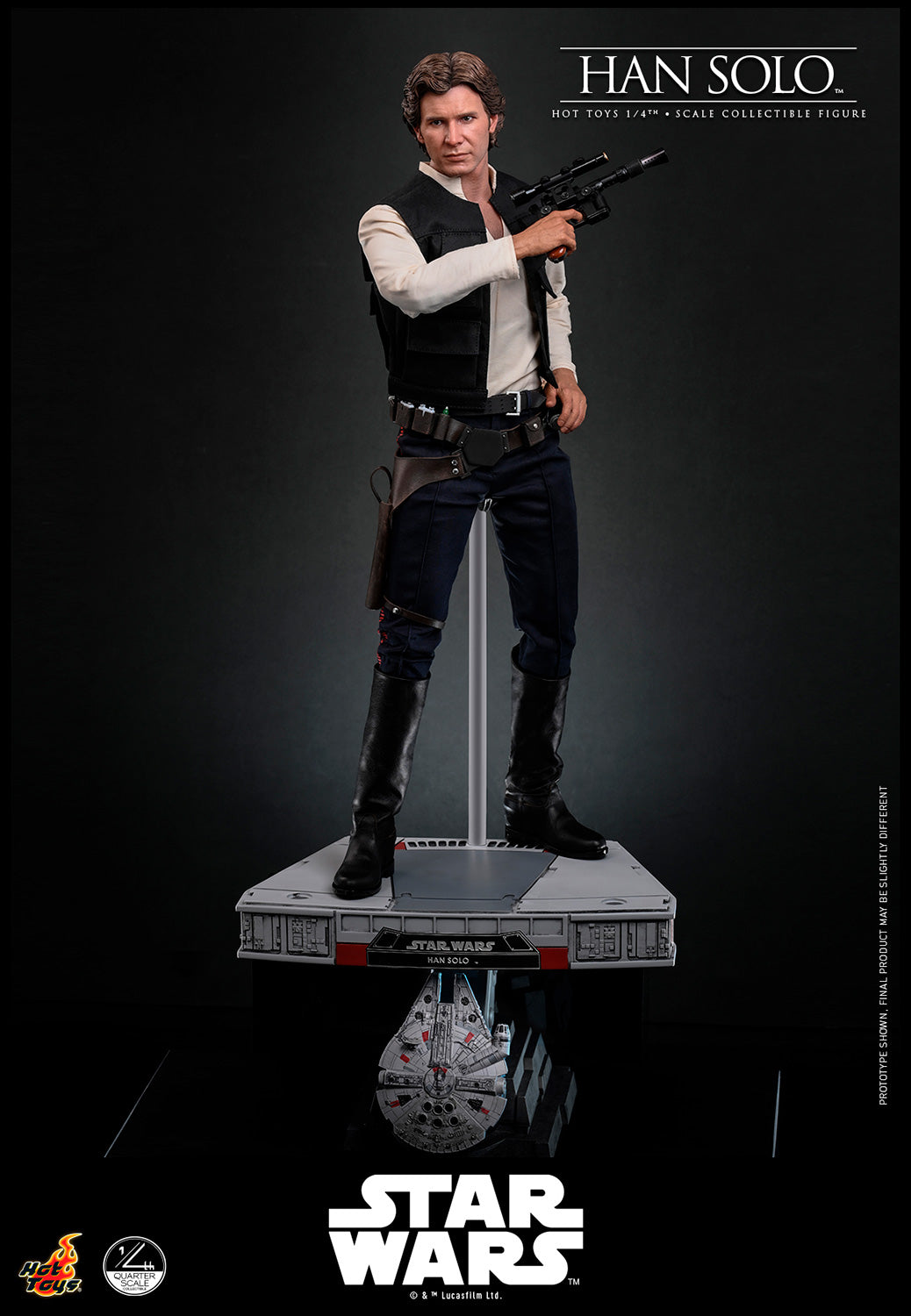 Han Solo Quarter Scale Figure by Hot Toys