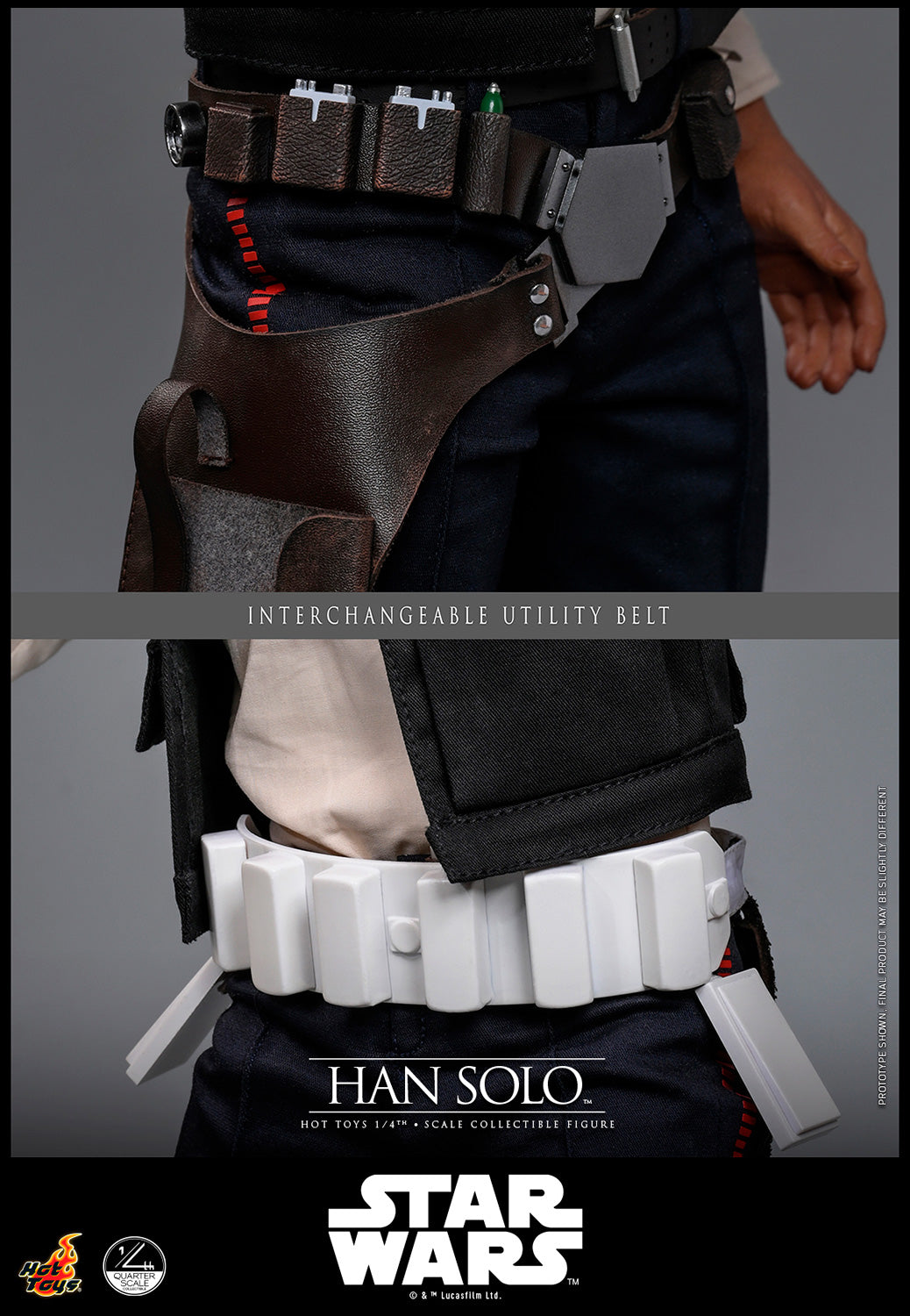 Han Solo Quarter Scale Figure by Hot Toys