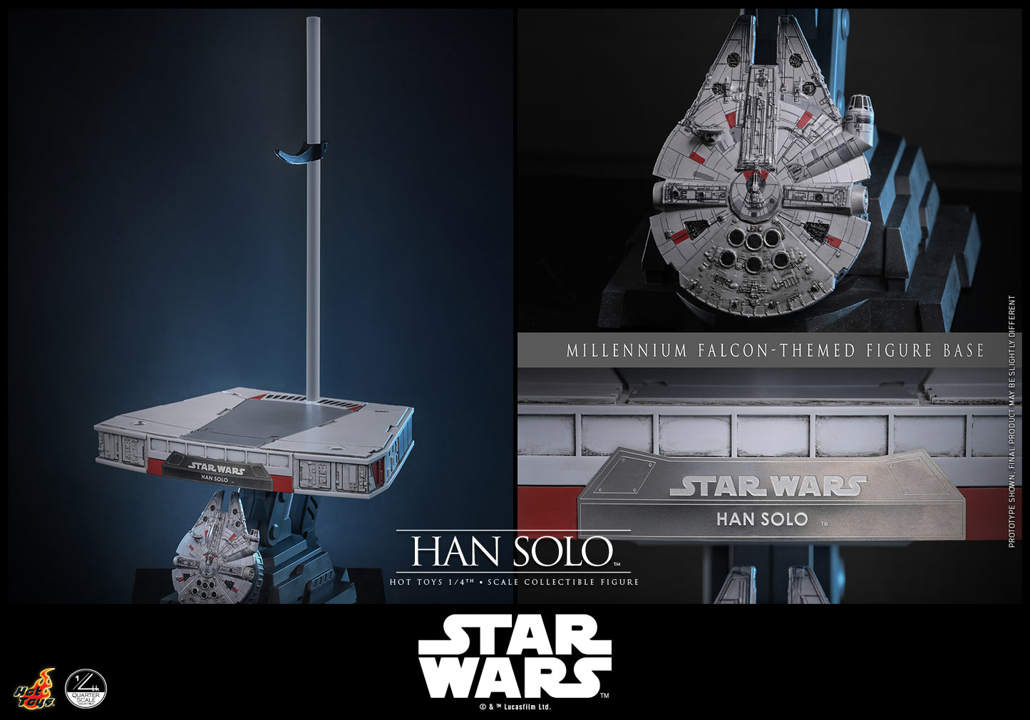 Han Solo Quarter Scale Figure by Hot Toys