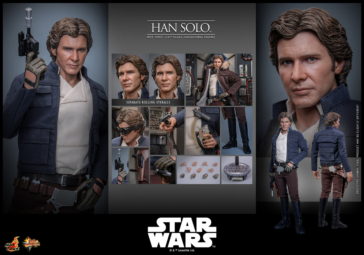 Han Solo Sixth Scale Figure - Star Wars: The Empire Strikes Back