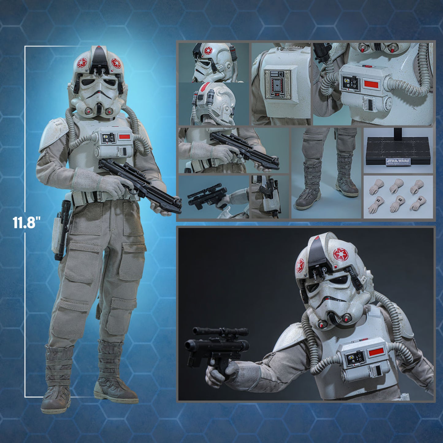 Hot Toys Imperial Remnant AT-AT Driver Sixth Scale Collectible Figure | Star Wars: The Mandalorian & Grogu