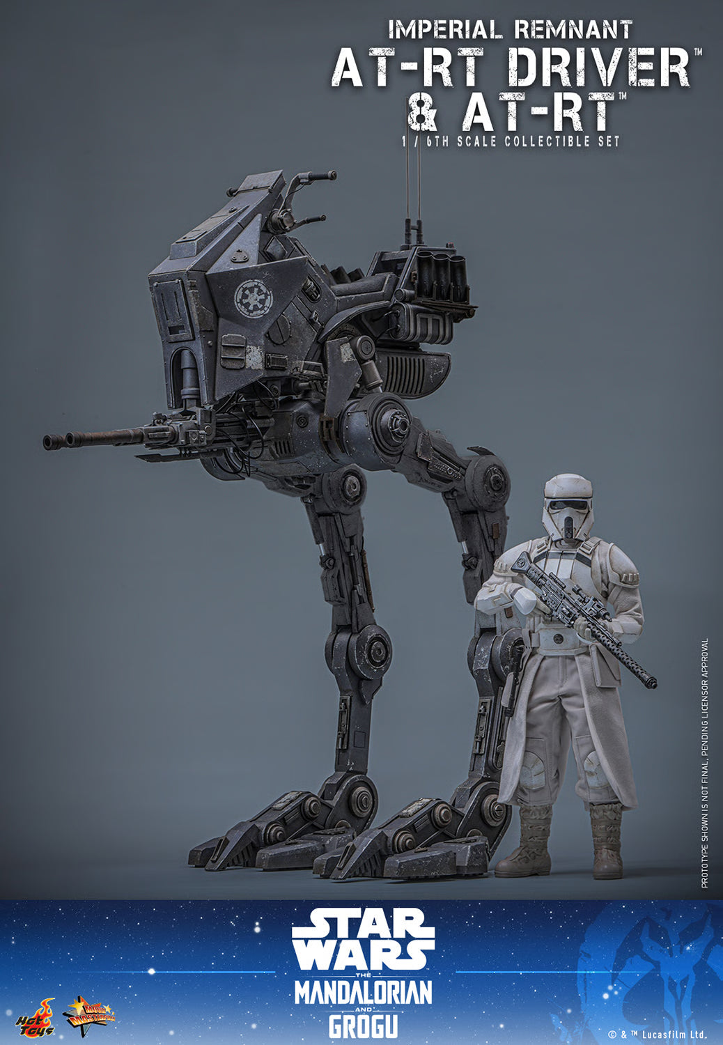 Hot Toys Imperial Remnant AT-RT Driver and AT-RT Sixth Scale Collectible Set
