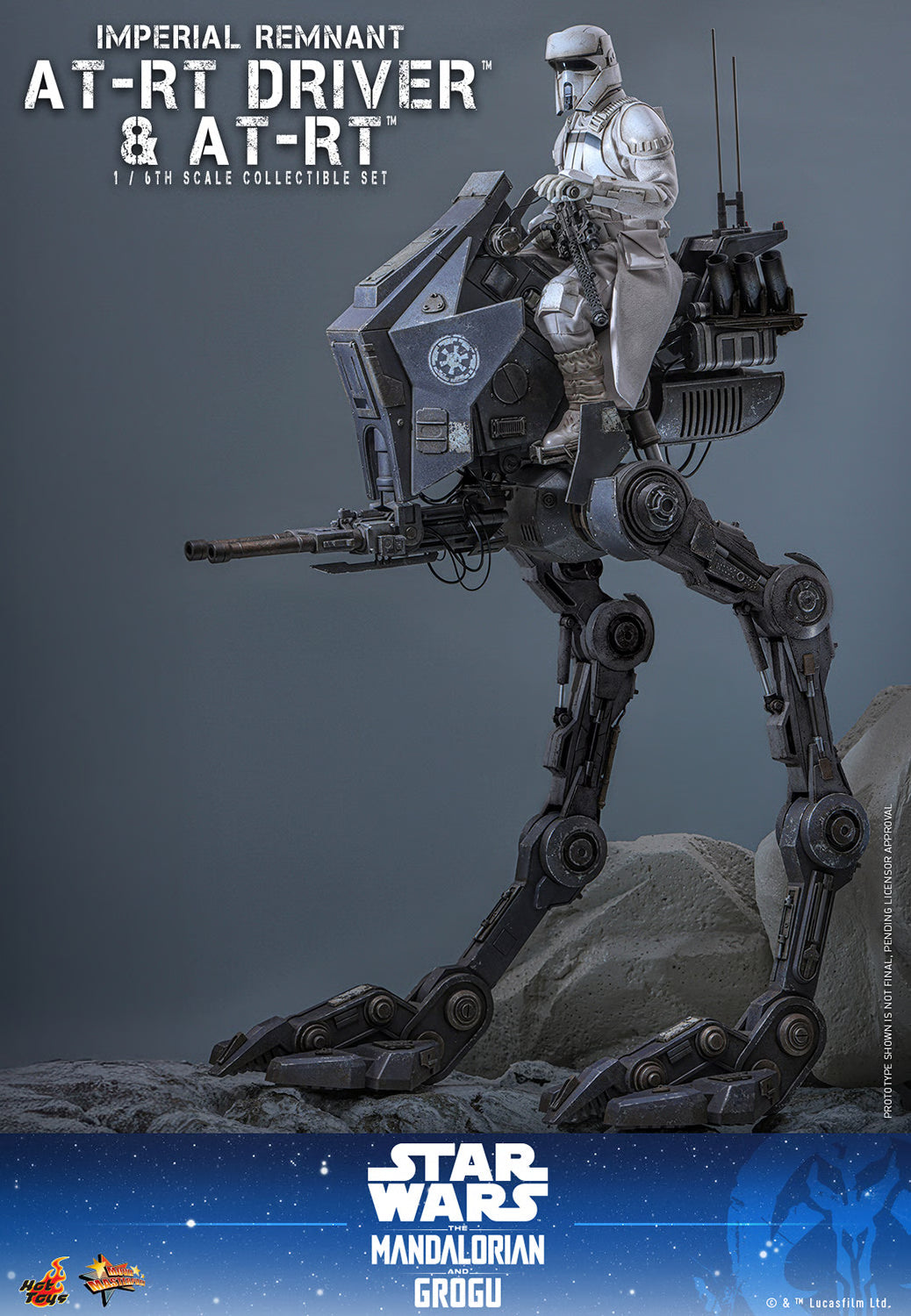 Hot Toys Imperial Remnant AT-RT Driver and AT-RT Sixth Scale Collectible Set