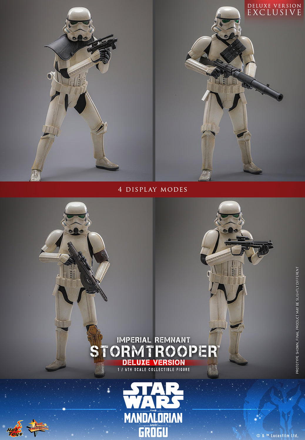 Imperial Remnant Stormtrooper Sixth Scale Figure (Deluxe Version) – Hot Toys | Star Wars: The Mandalorian & Grogu