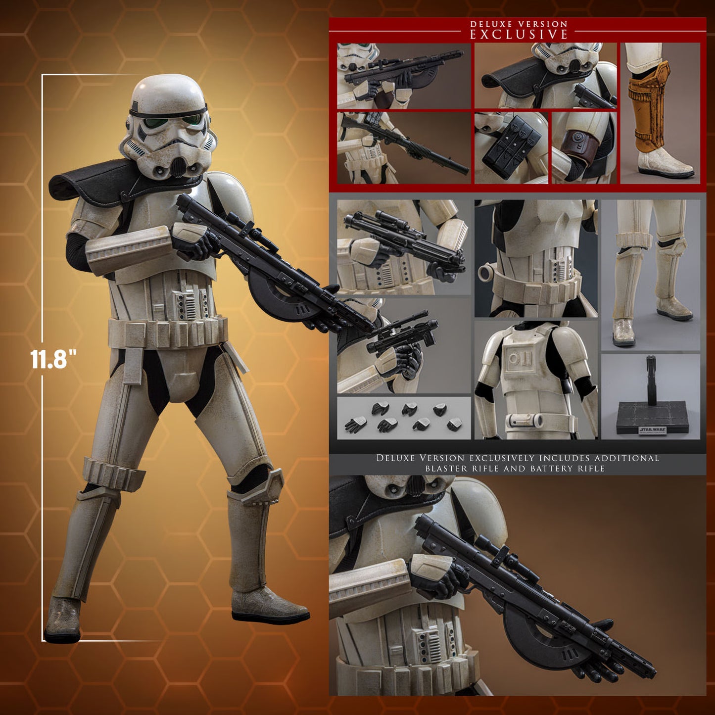 Imperial Remnant Stormtrooper Sixth Scale Figure (Deluxe Version) – Hot Toys | Star Wars: The Mandalorian & Grogu