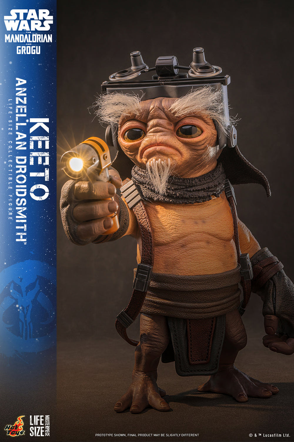 Hot Toys Keeto (Anzellan Droidsmith) Life-Size Collectible Figure | Star Wars: The Mandalorian & Grogu