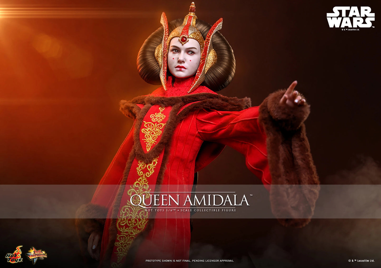 Hot Toys Queen Amidala Sixth Scale Collectible Figure | Star Wars: The Phantom Menace