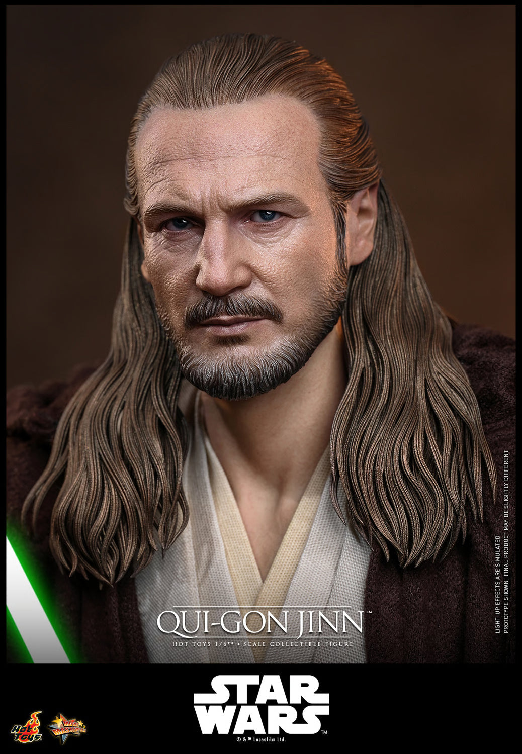 Hot Toys Star Wars: The Phantom Menace Qui-Gon Jinn 1/6 Scale Collectible Figure
