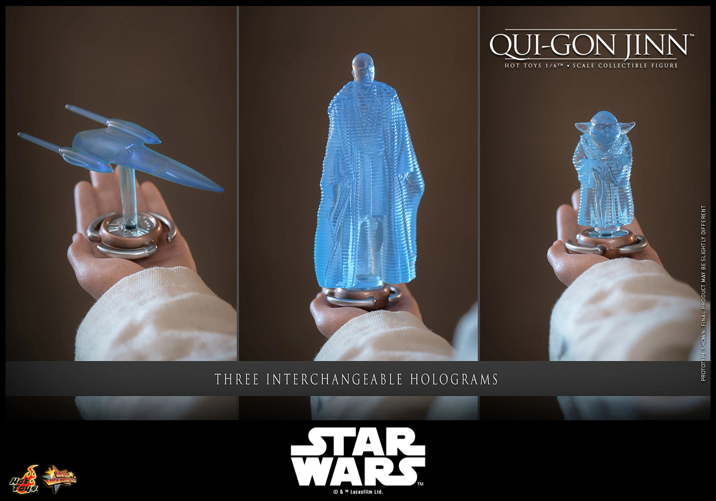 Hot Toys Star Wars: The Phantom Menace Qui-Gon Jinn 1/6 Scale Collectible Figure