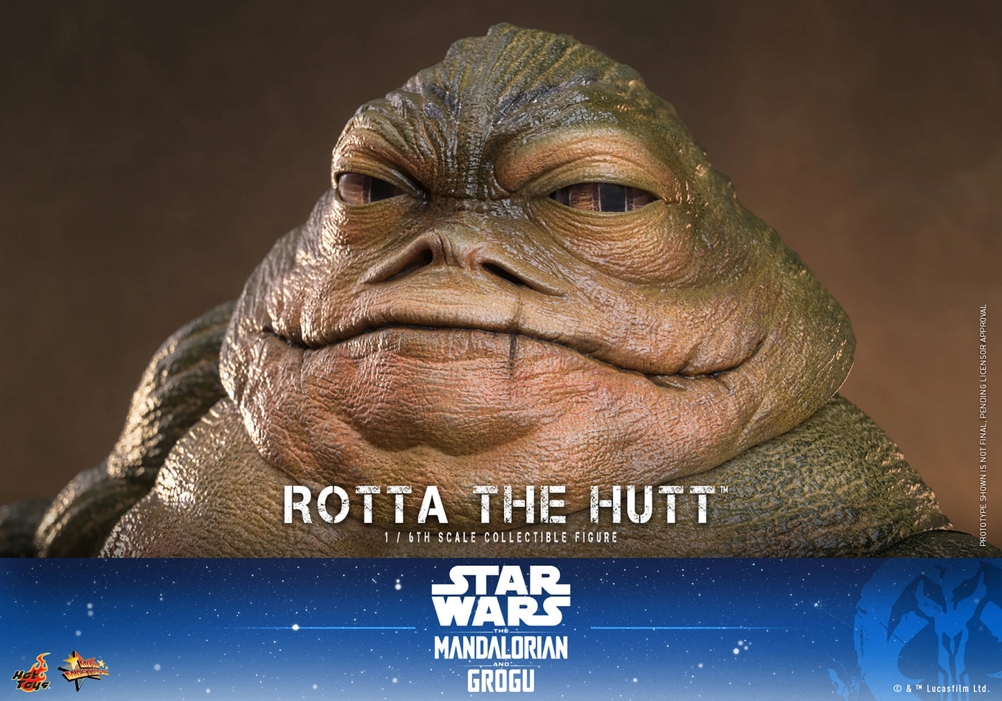 Hot Toys Rotta the Hutt Sixth Scale Collectible Figure | Star Wars: The Mandalorian & Grogu