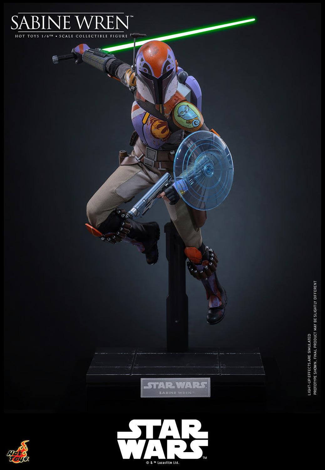 Hot Toys Sabine Wren Sixth Scale Collectible Figure – Star Wars: Rebels