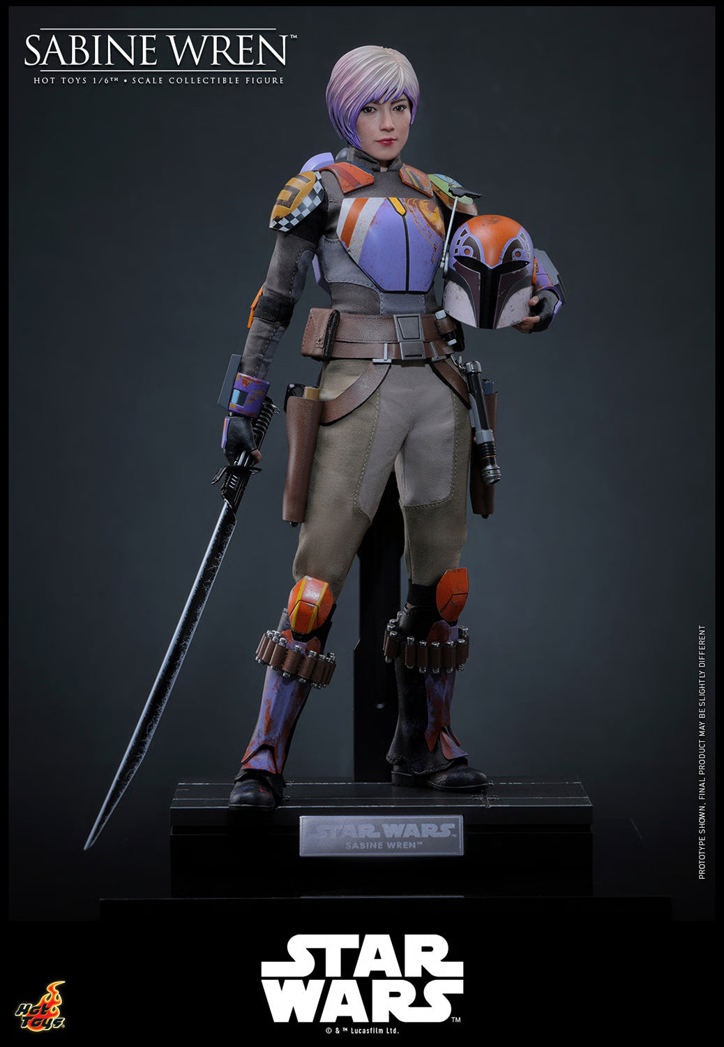 Hot Toys Sabine Wren Sixth Scale Collectible Figure – Star Wars: Rebels
